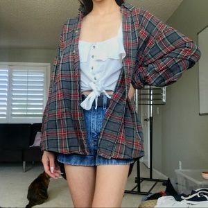 Oversized flannel